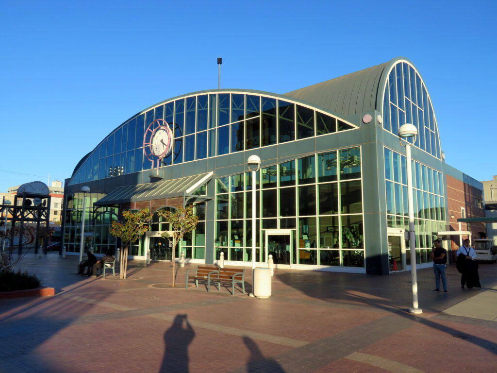 the Jack London Square Station in Oakland