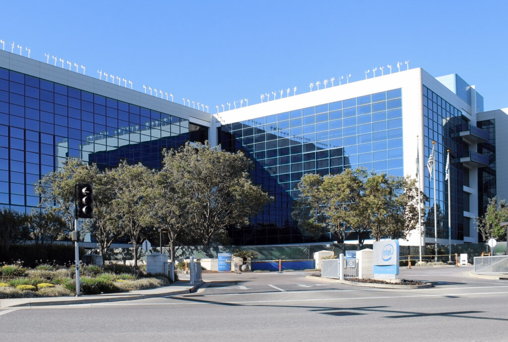 The Intel Headquarters in Santa Clara County